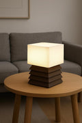 Cube Stack 3D-Printed Lamp