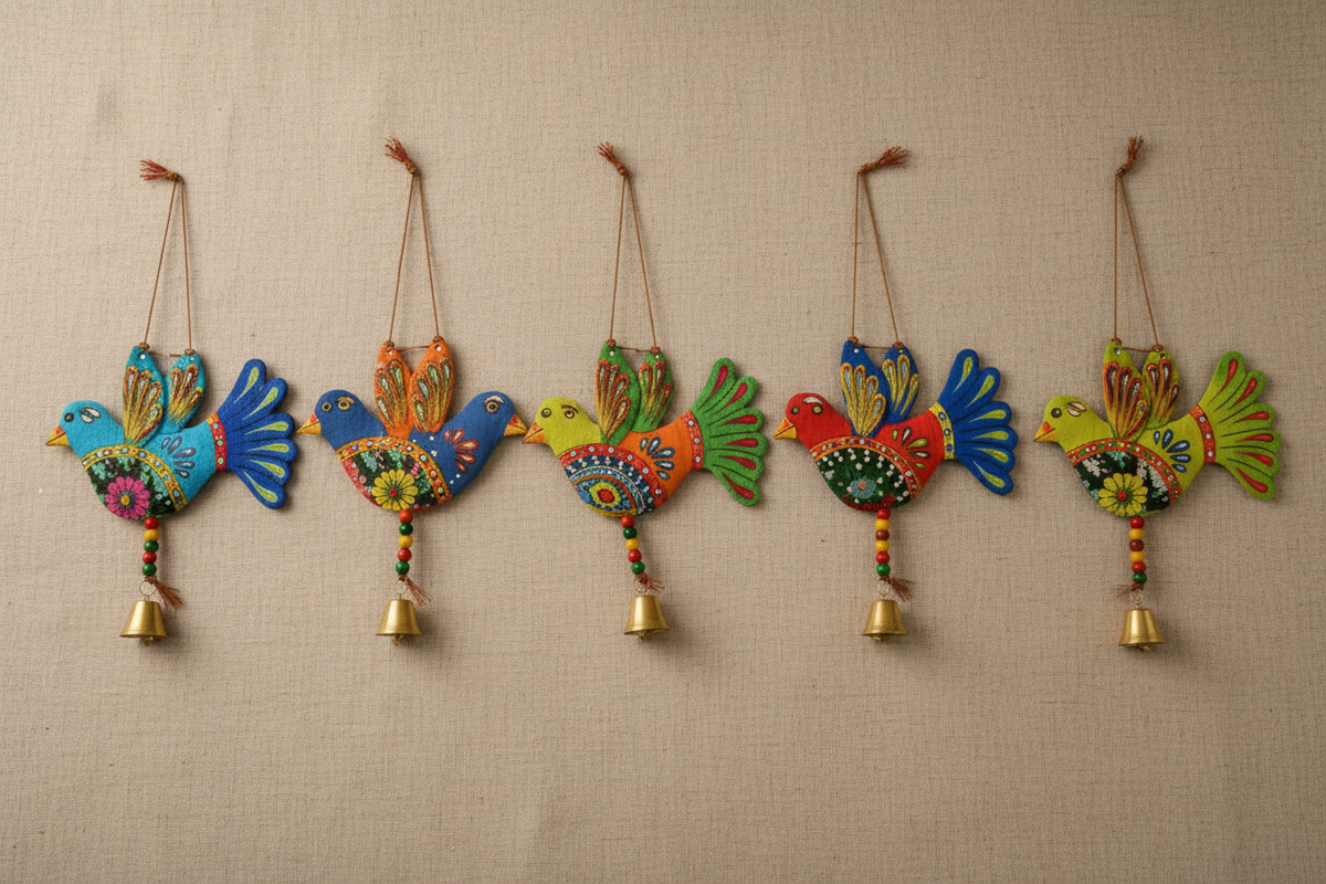 Bird Wall Hanging - Flat Lay